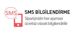 Moda1001de SMS ile bilgilendirme