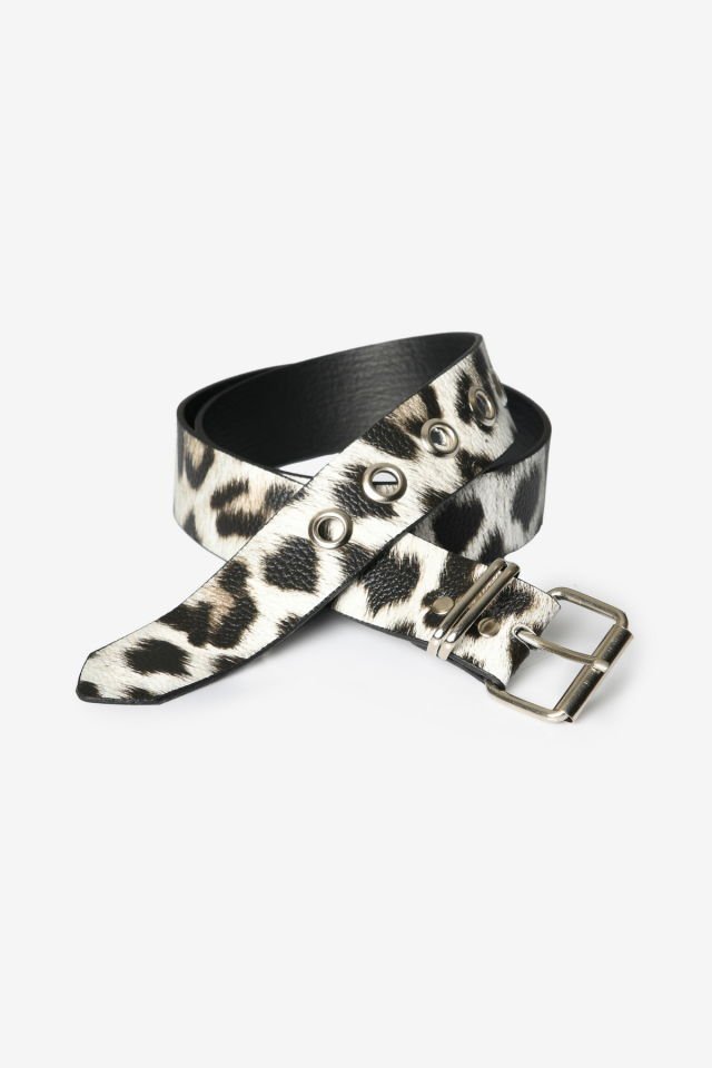 Moda1001 Leopar Desenli Kadın Kemer  - Leopar