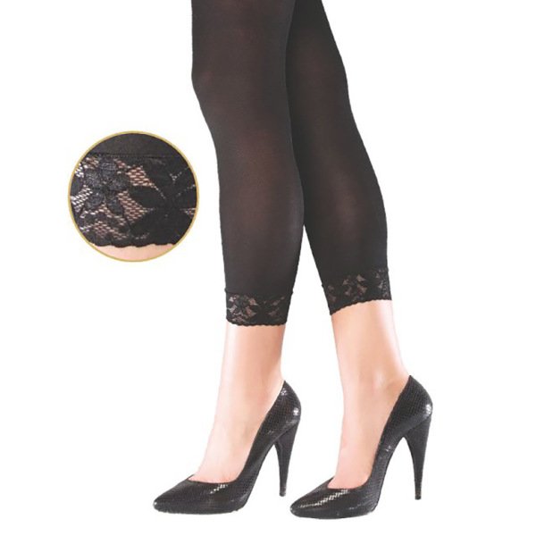 Dore Bileği Dantelli Mikro 70 Tayt 10647