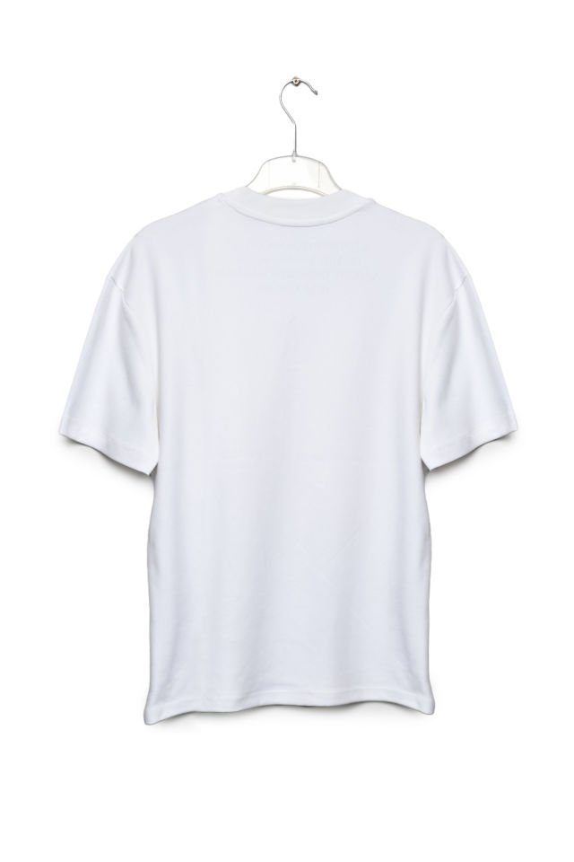 Zegy Bisiklet Yaka Kısa Kollu Erkek Tişört - Beyaz