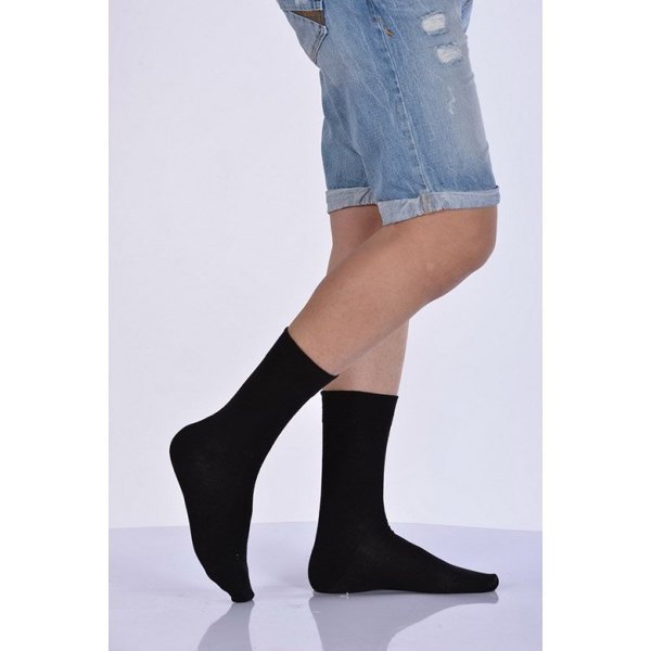 Erkek Diyabetik Soket Çorabı  - Siyah 3\\\'lü Paket