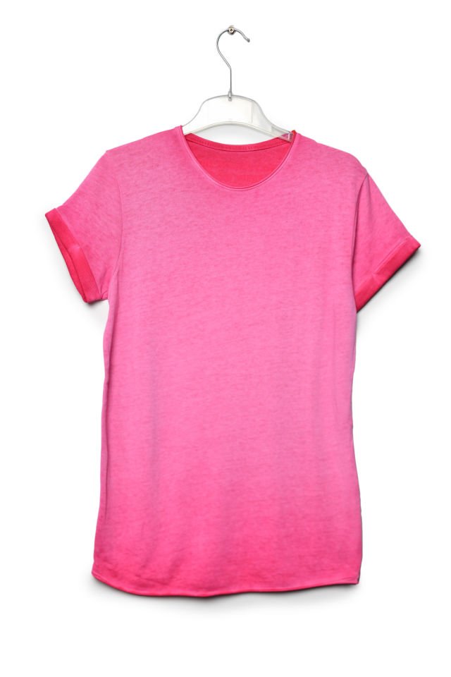 Zegy Bisiklet Yaka Kısa Kollu Erkek Tişört  - Pembe