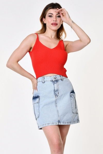 Top Secret Paris Kargo Cep Etek  - Mavi