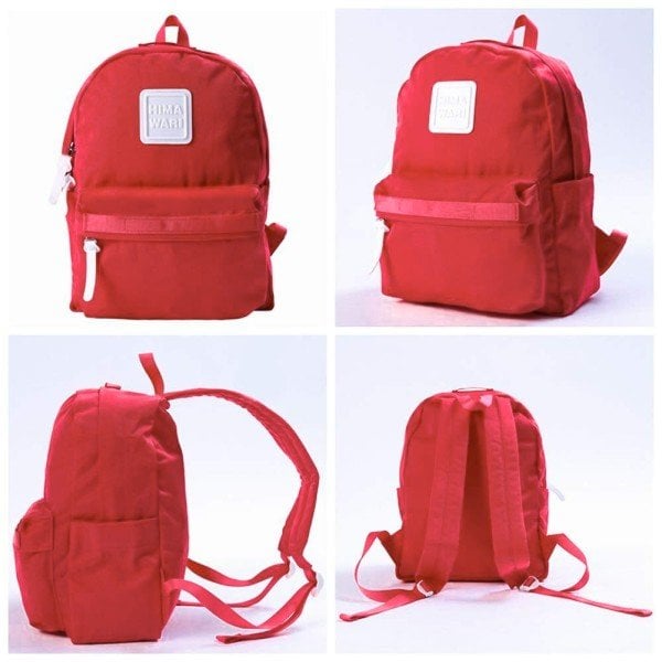 Renkli Küçük Sırt Çantaları - KIRMIZI