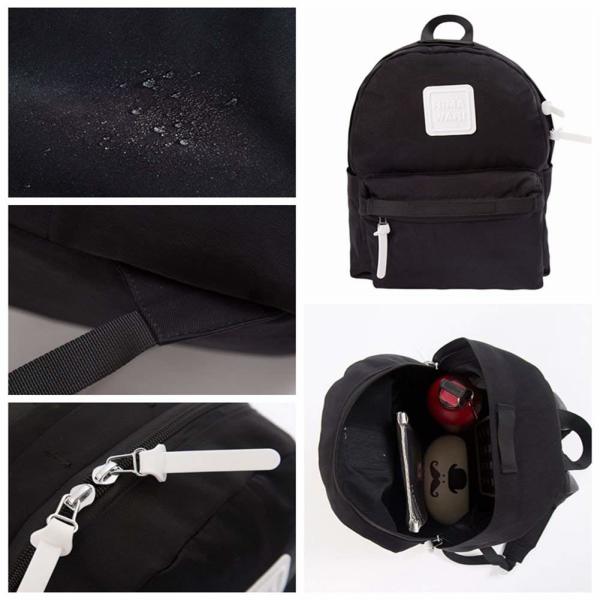 Renkli Orta Boy Sırt Çantaları - SIYAH