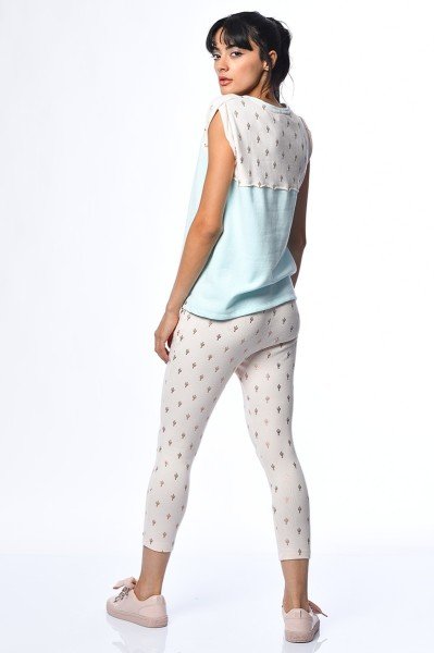 Cotton Candy Kolsuz Kadın Eşofman Takım - Mint