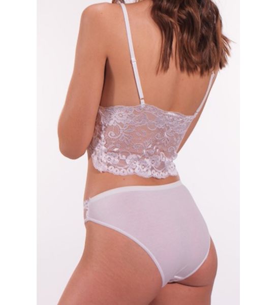 CottonHill Bralet Sütyen Külot Takım CH1805 Krem - 80