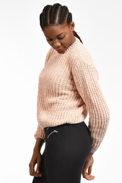 Park Karon Kadın Kalın Triko - Pembe