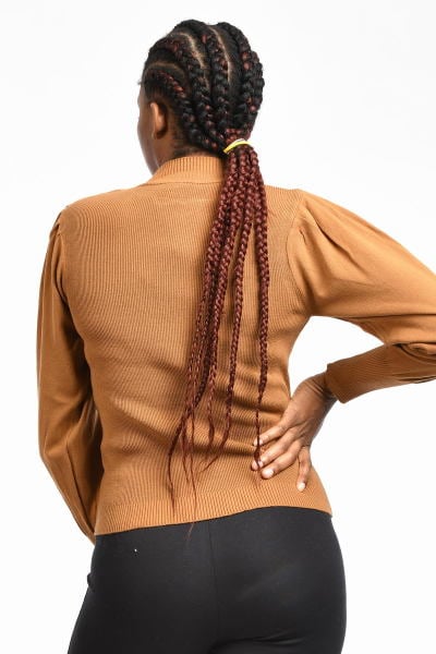 Park Karon Kadın İnce Triko - Kahverengi