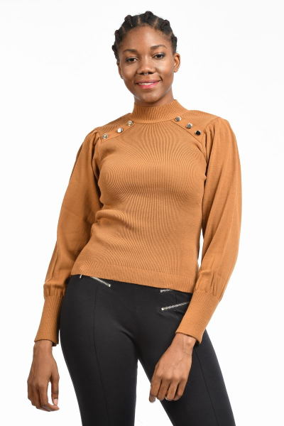 Park Karon Kadın İnce Triko - Kahverengi