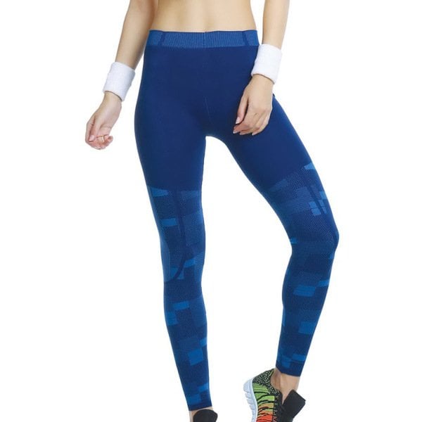 Emay Kadın Sporcu Tayt 3822 - Mavi