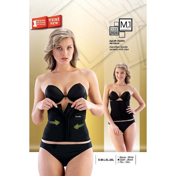 Emay Dikişsiz Agraflı Double Bel Korse 2026