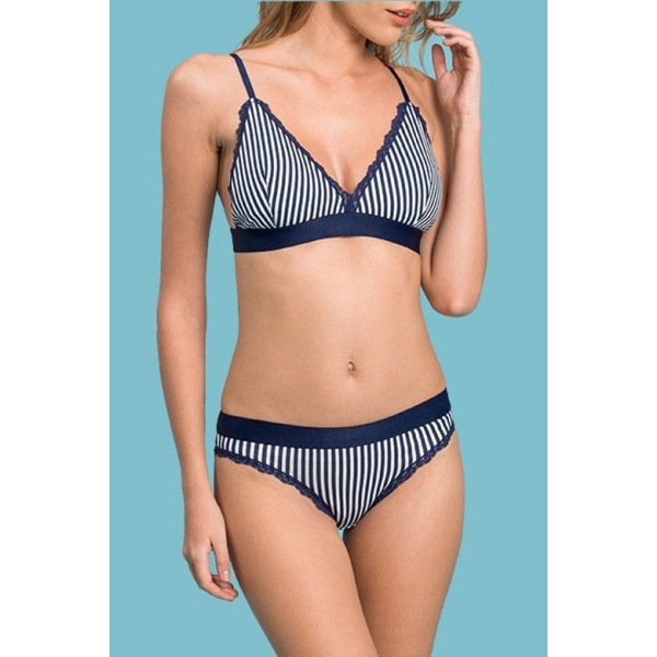 CottonHill Desenli Sütyen Külot Takım 1818-328