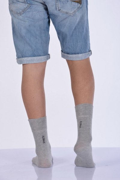 Erkek Diyabetik Soket Çorabı  - Gri 6\\\'lı Paket