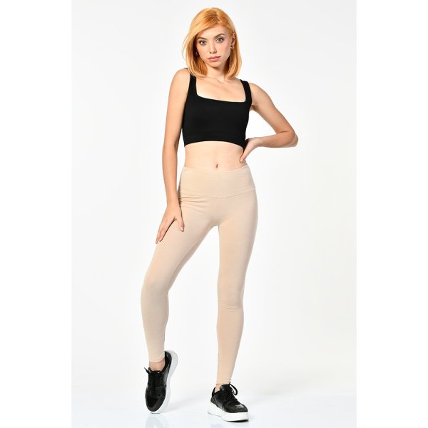 Cotton Candy Slim Fit Tayt  - Bej