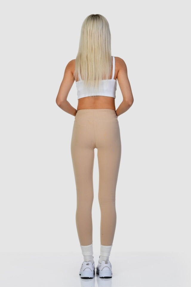 Cotton Candy Slim Fit Tayt  - Bej