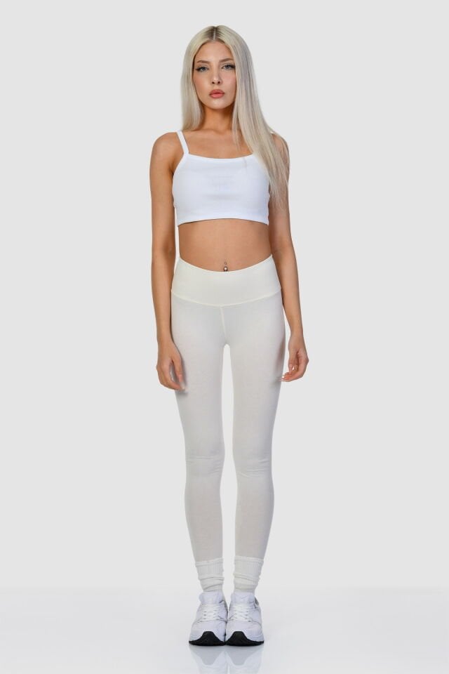 Cotton Candy Slim Fit Tayt  - Beyaz