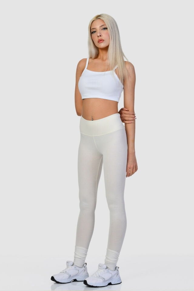 Cotton Candy Slim Fit Tayt  - Beyaz