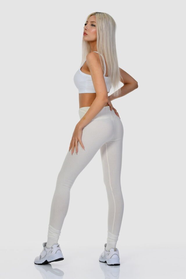 Cotton Candy Slim Fit Tayt  - Beyaz