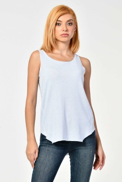 Cotton Candy Yuvarlak Yaka Atlet  - Bebe Mavisi