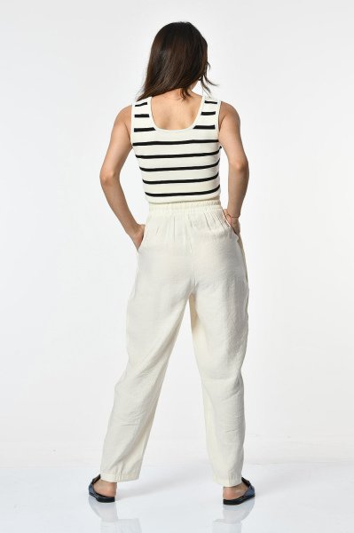 Lefon Bisiklet Yaka Süveter  - Kemik