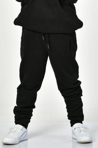 Noori Cepli, Fermuarlı Erkek Çocuk Eşofman Altı  - Siyah