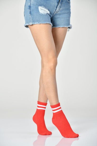 Kadın Koncu Çemberli Patik Çorabı