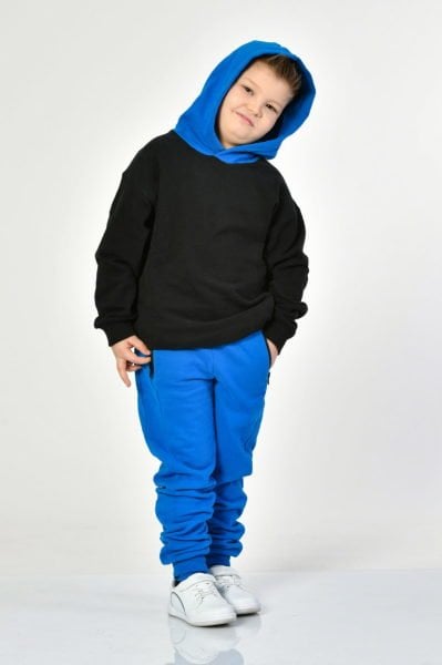 Noori Cepli Kapüşonlu Erkek Çocuk Sweatshirt  - Siyah