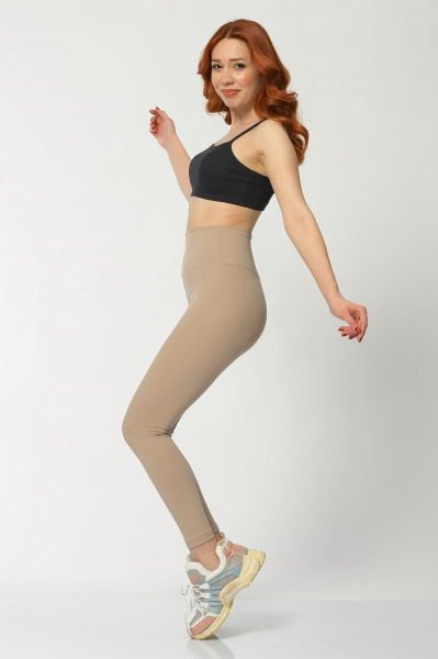 Dynamic Fitilli Şardonlu Kadın Tayt