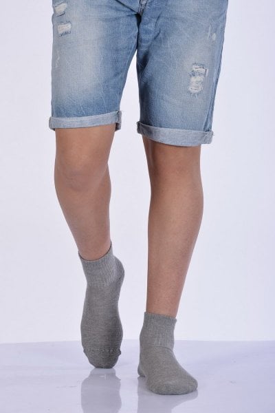 Erkek Tenis Patik Çorabı  - Gri