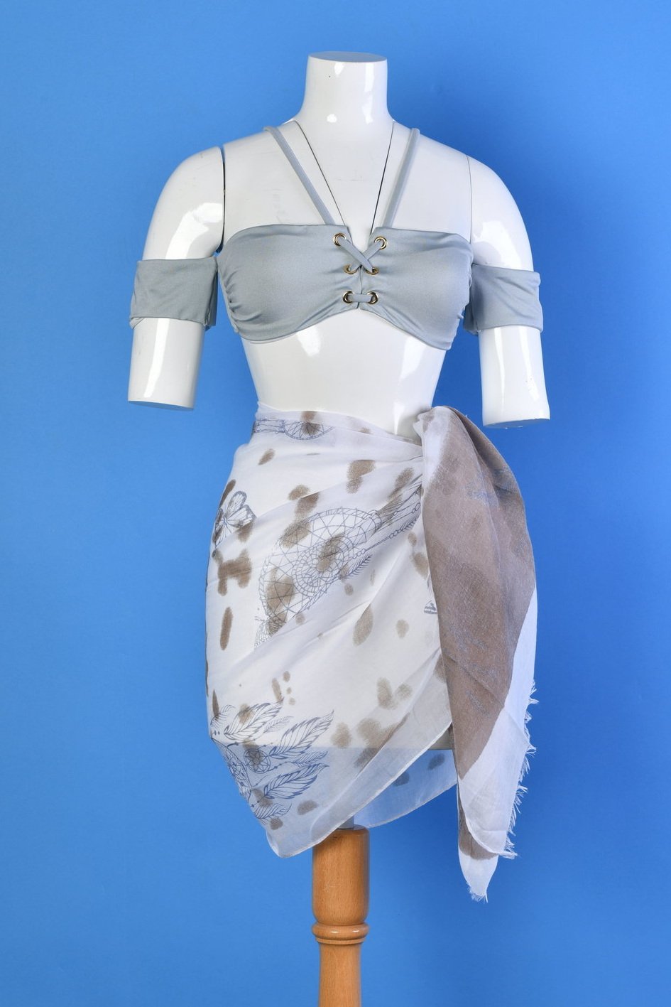 Dream Catcher (Düş Kapanı) Desenli Pareo  - Kahverengi Kahverengi