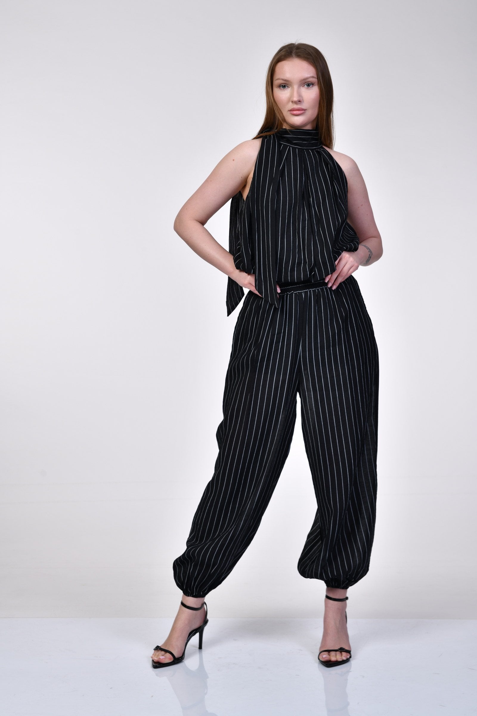 Quzu Balon Fit Pantolon  - Siyah