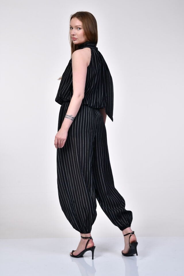 Quzu Balon Fit Pantolon  - Siyah