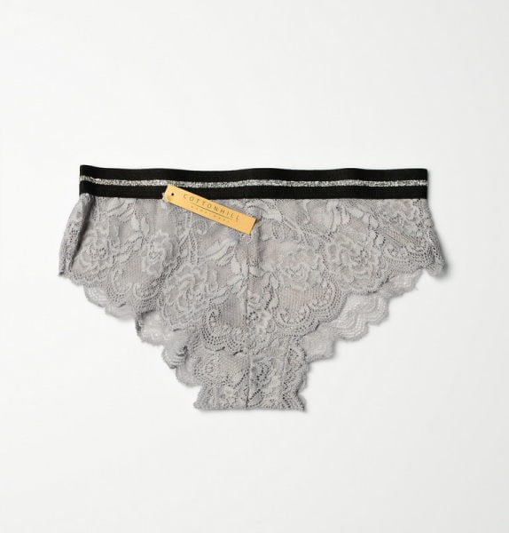 CottonHill Beli Lastikli Dantelli Kadın Külot CH4559