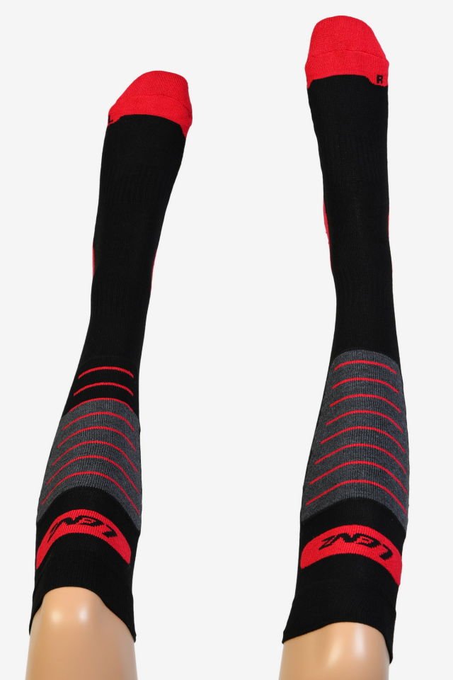 Moda1001 Kadın Dizaltı Kayak Çorabı  - Kırmızı