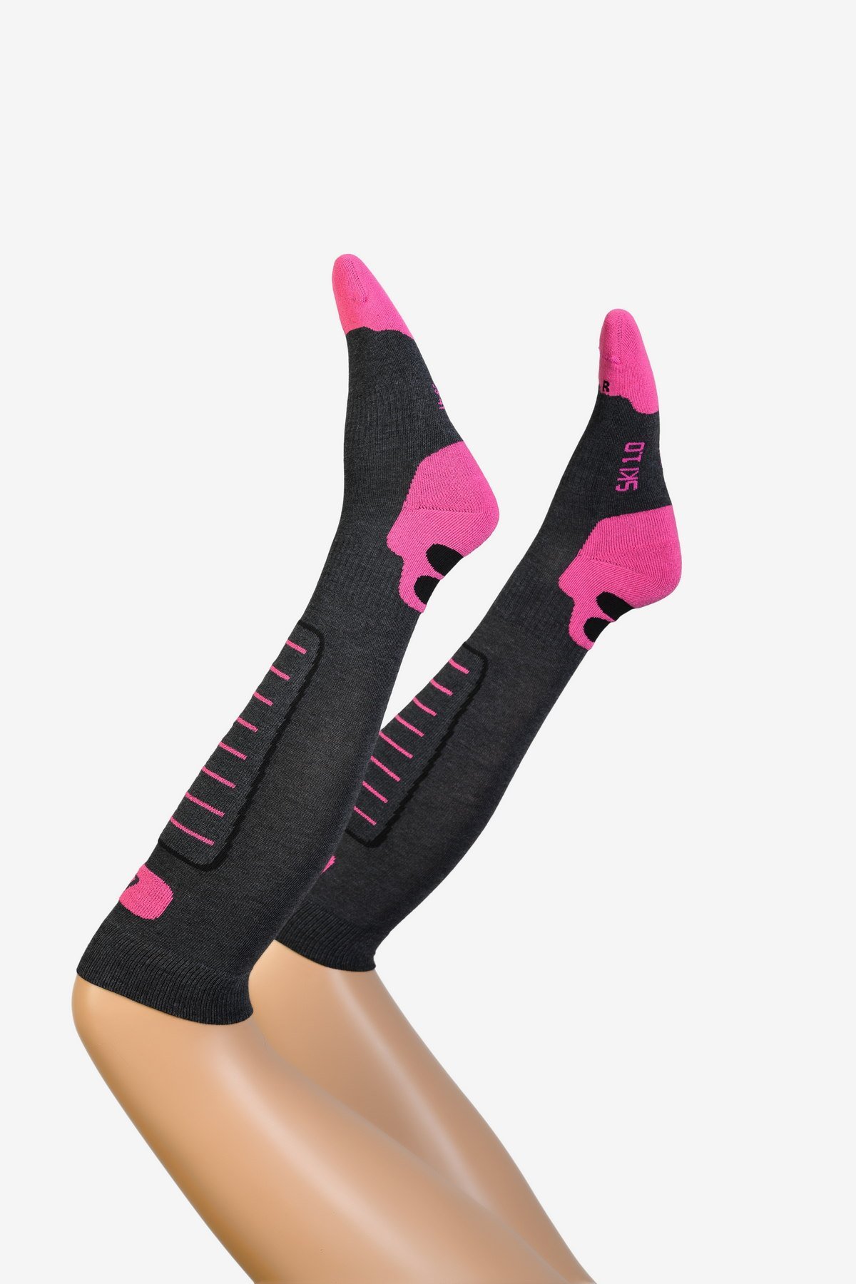 Moda1001 Kadın Dizaltı Kayak Çorabı  - Fuşya