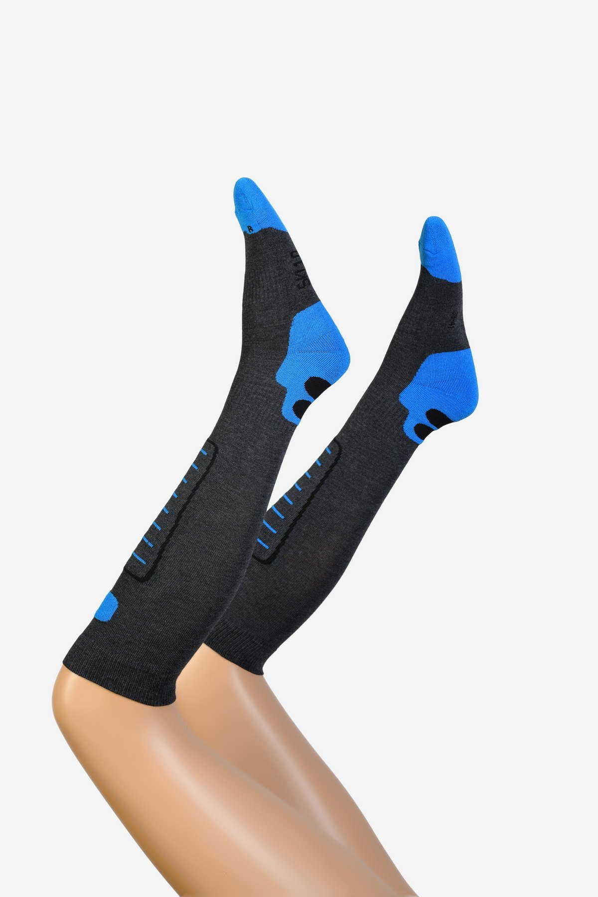 Moda1001 Kadın Dizaltı Kayak Çorabı  - Mavi