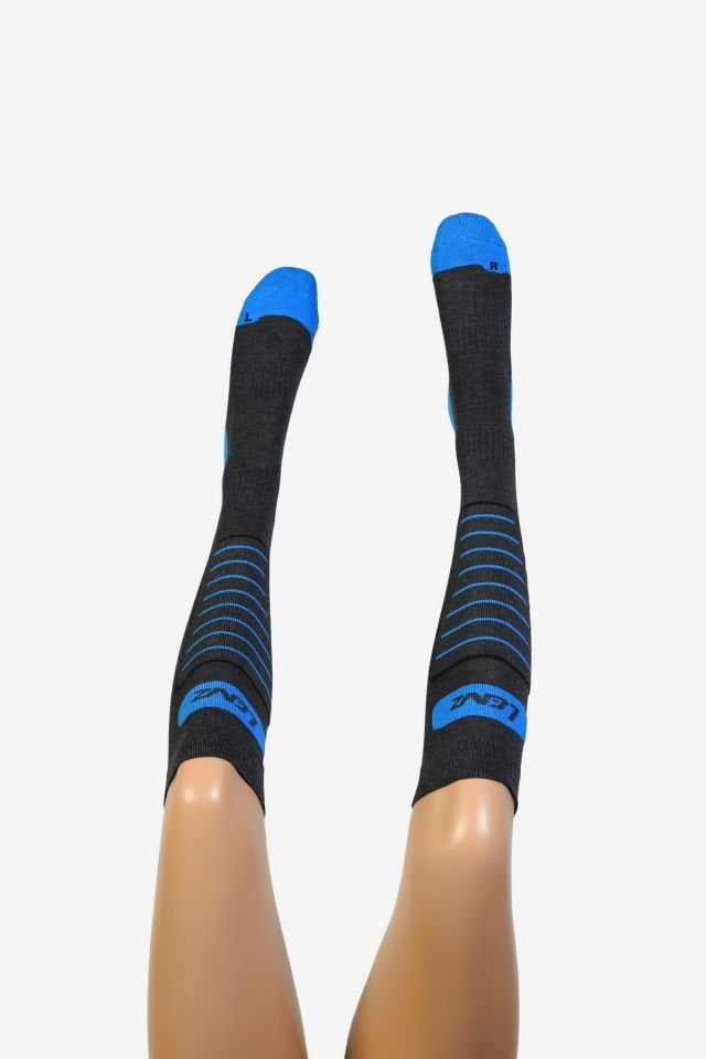 Moda1001 Kadın Dizaltı Kayak Çorabı  - Mavi