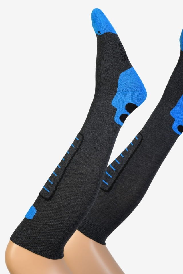 Moda1001 Kadın Dizaltı Kayak Çorabı  - Mavi