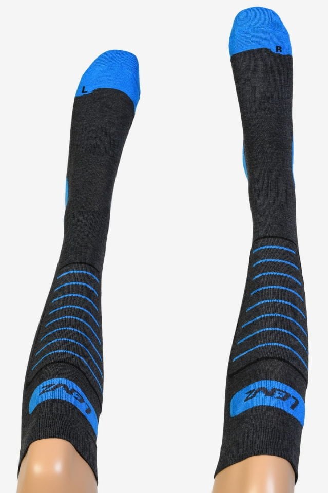 Moda1001 Kadın Dizaltı Kayak Çorabı  - Mavi