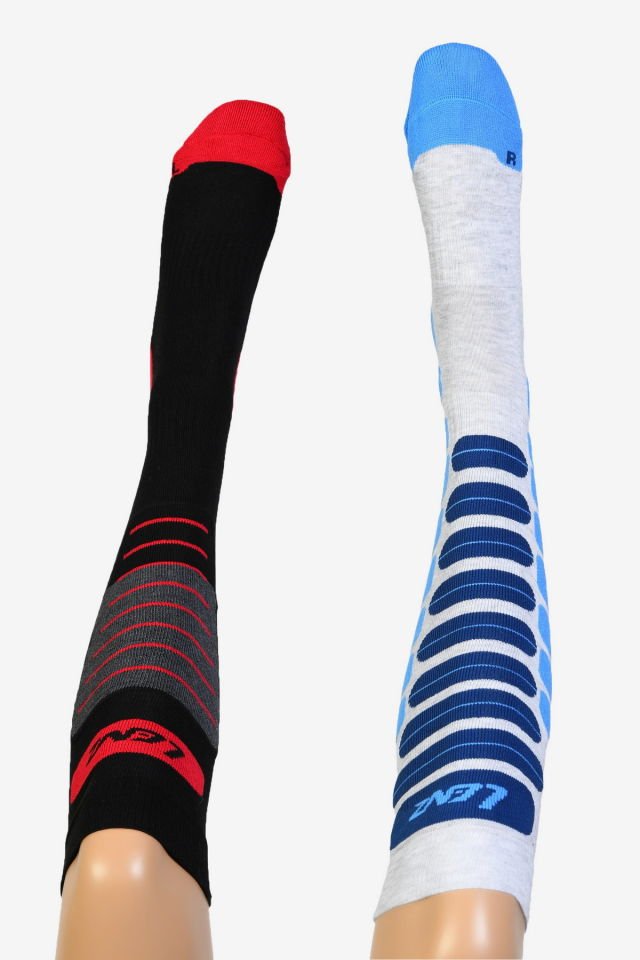 Moda1001 2'Li Paket Kadın Dizaltı Kayak Çorabı  - Çok Renkli