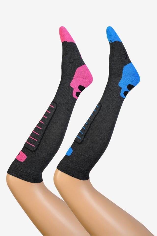 Moda1001 2'Li Paket Kadın Dizaltı Kayak Çorabı  - Çok Renkli