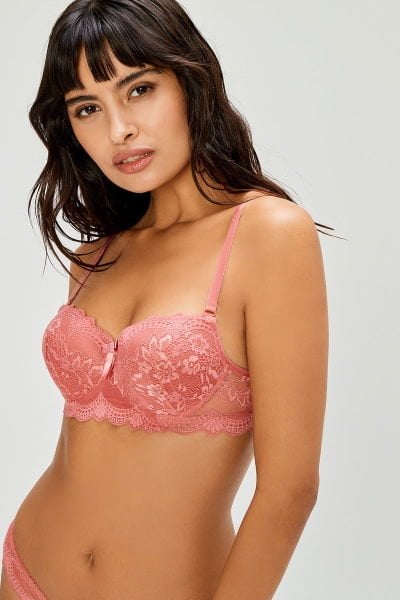 Cansoy Dream Sütyen Külot Takım  153 Gül Kurusu