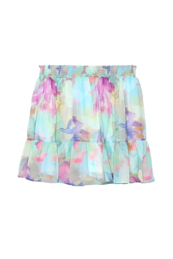 Quzu Desenli Etek  - Mint